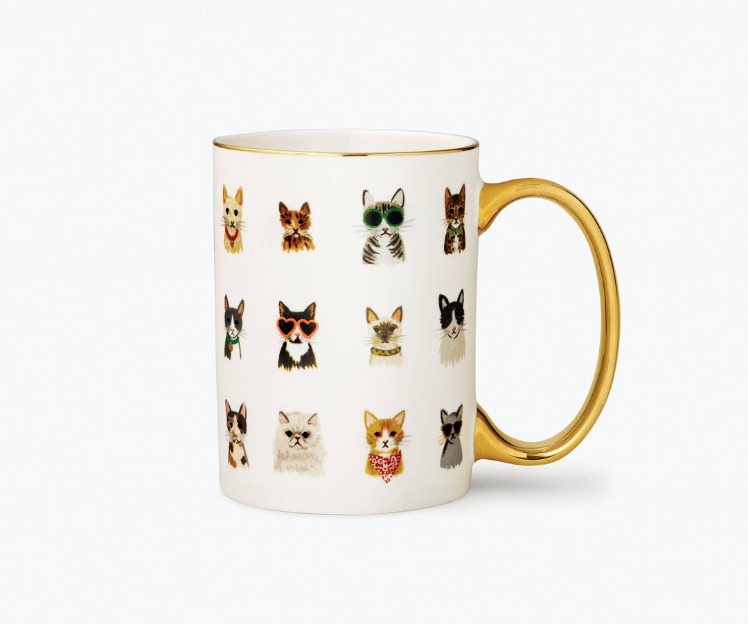 Cool Cats Porcelain Mug - Merry Piglets