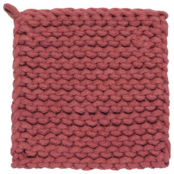 Canyon Rose Knit Potholder - Merry PigletsDanica Heirloom