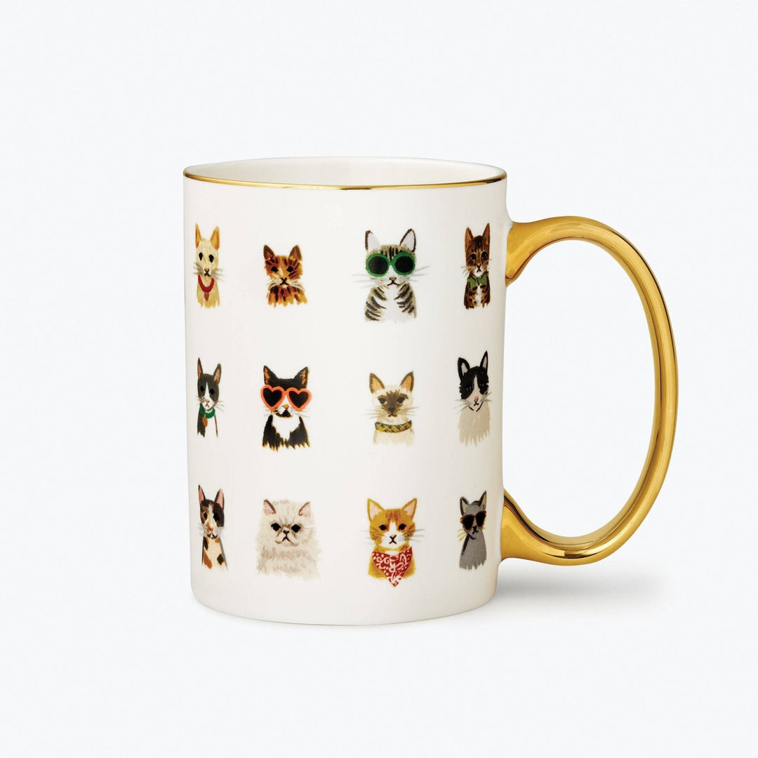 Cool Cats Porcelain Mug - Merry PigletsRifle Paper Co.