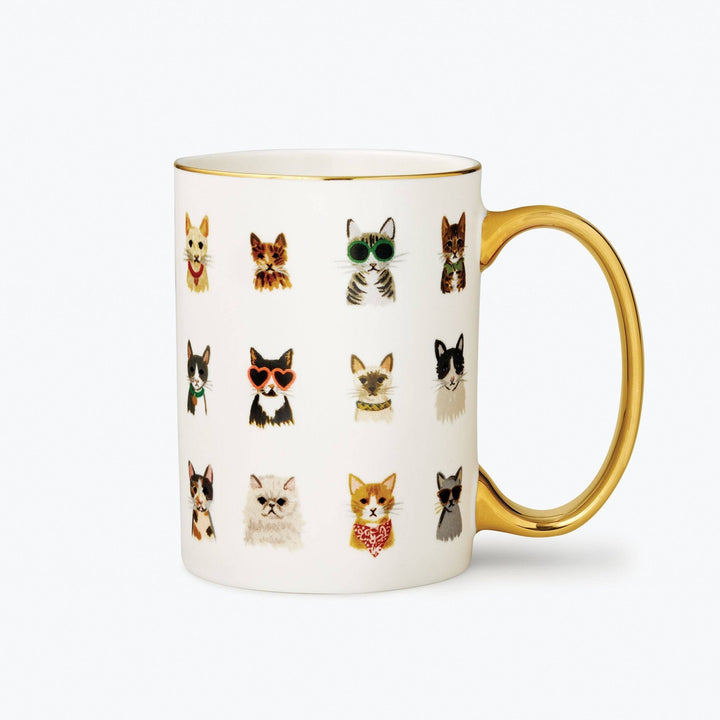 Cool Cats Porcelain Mug - Merry PigletsRifle Paper Co.