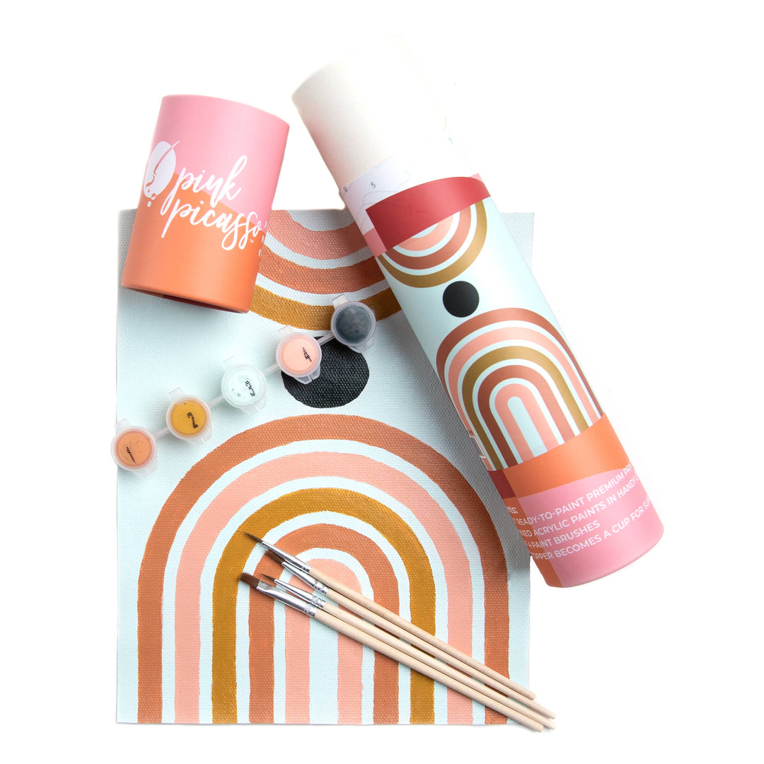 Find Your Balance Paint by Number Kit - Merry Piglets