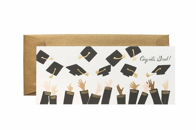 Congrats Grad! Greeting Card - Merry Piglets