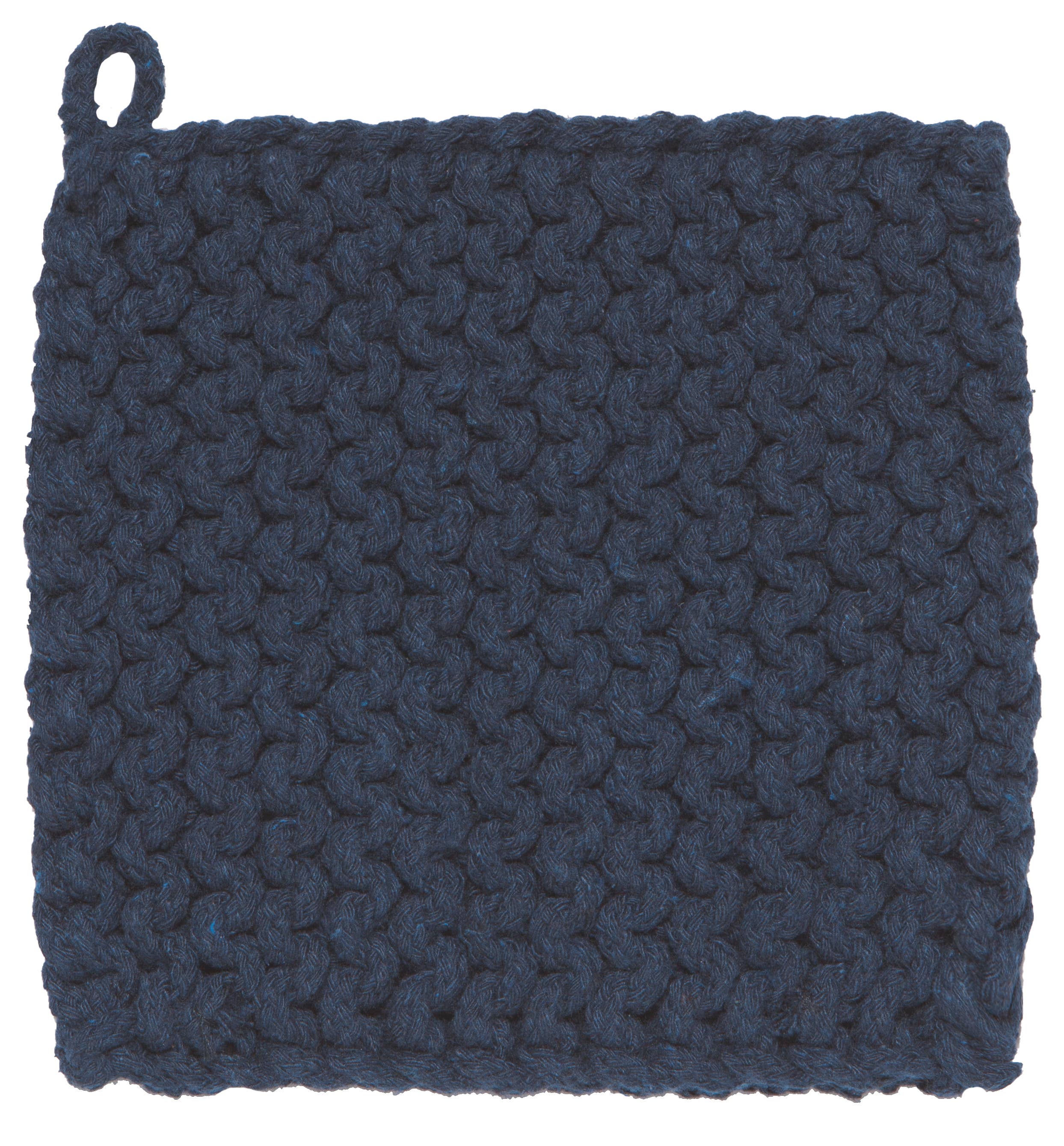 Danica Heirloom Midnight Blue Knit Potholder