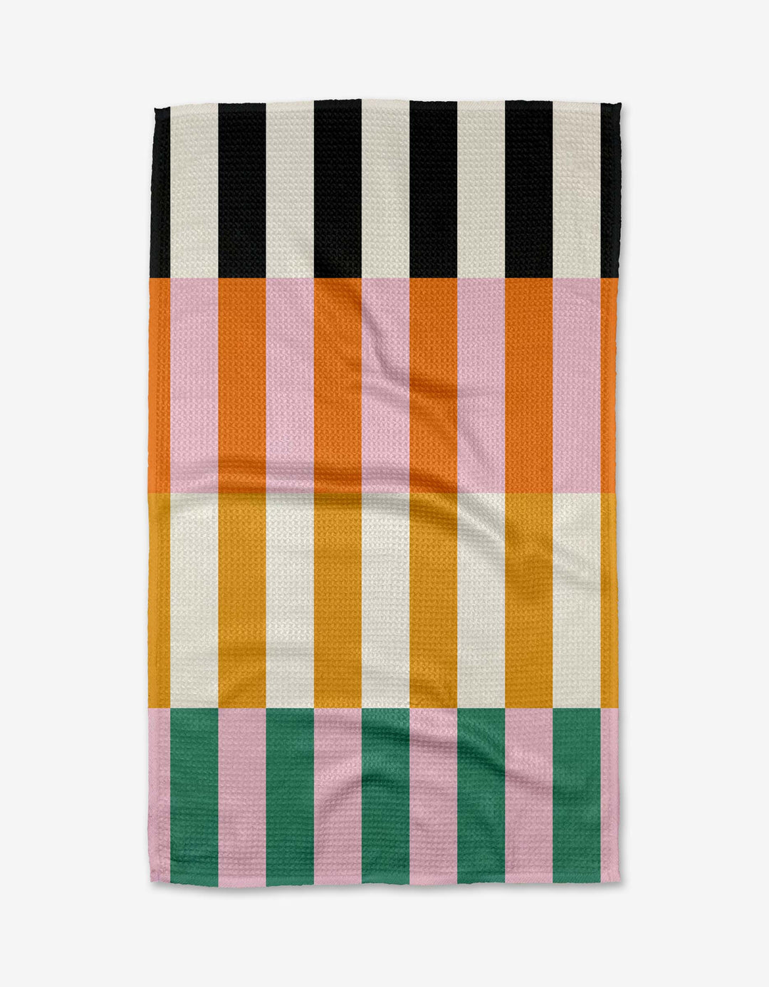 Geometry - Stacked Stripes Tea Towel - Merry Piglets