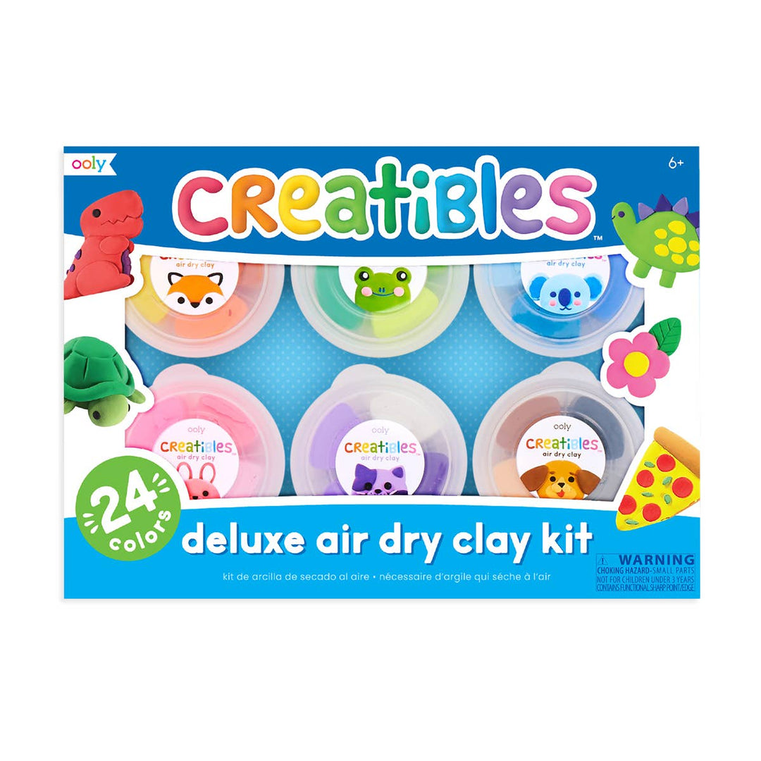 Creatibles Air-Dry Clay Kit Set of 24 - Merry Piglets