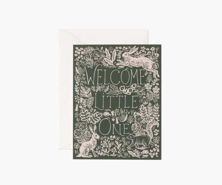 Fable Baby Greeting Card - Merry PigletsRifle Paper Co.
