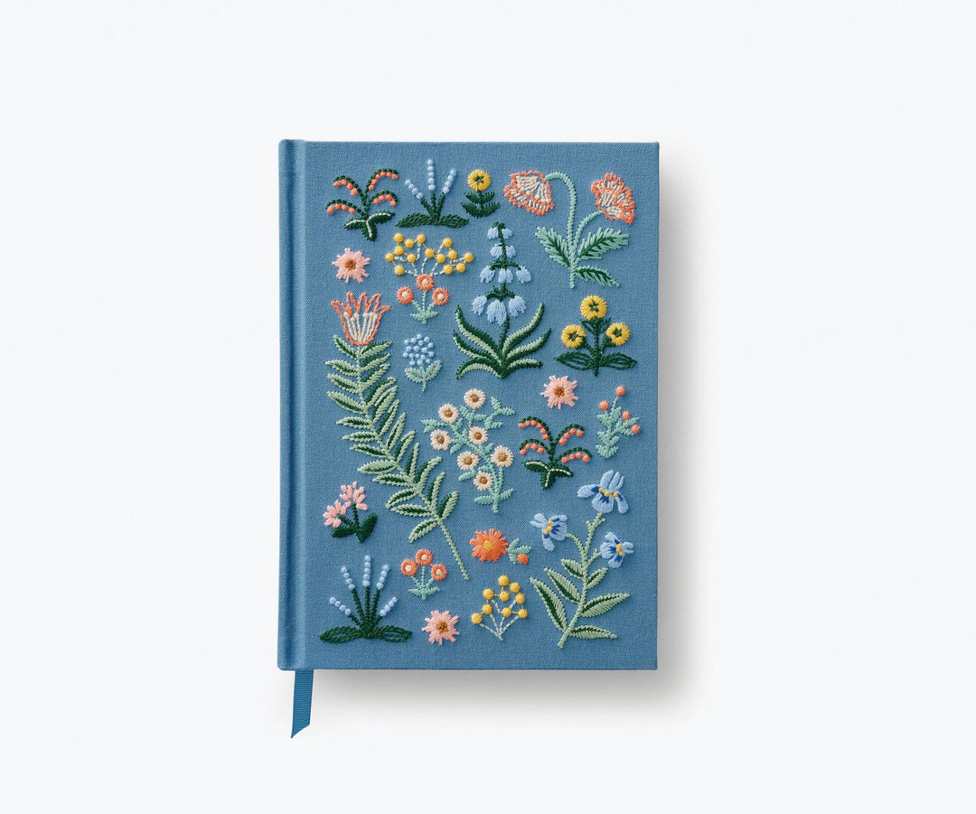 Embroidered Garden Journal - Merry Piglets