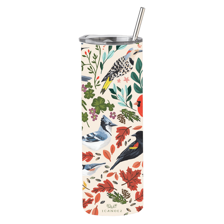 Feathered Friends Tumbler - Merry Piglets1canoe2 | One Canoe Two Paper Co.