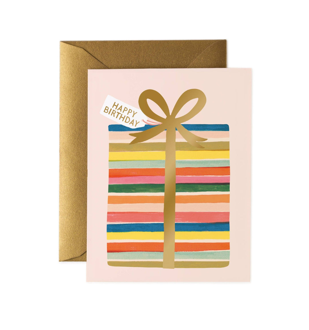 Feliz Birthday Present Greeting Card - Merry PigletsRifle Paper Co.