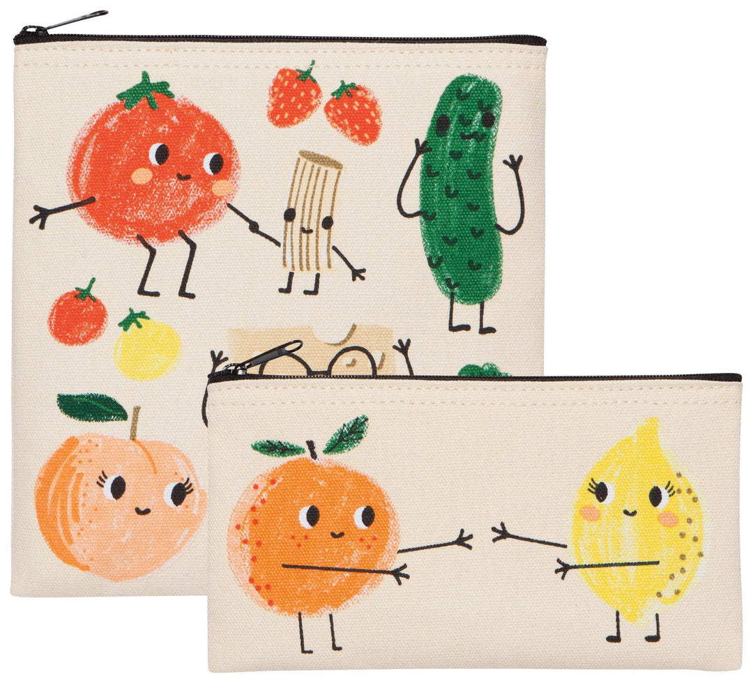 Funny Food Snack Bags Set of 2 - Merry PigletsDanica Jubilee