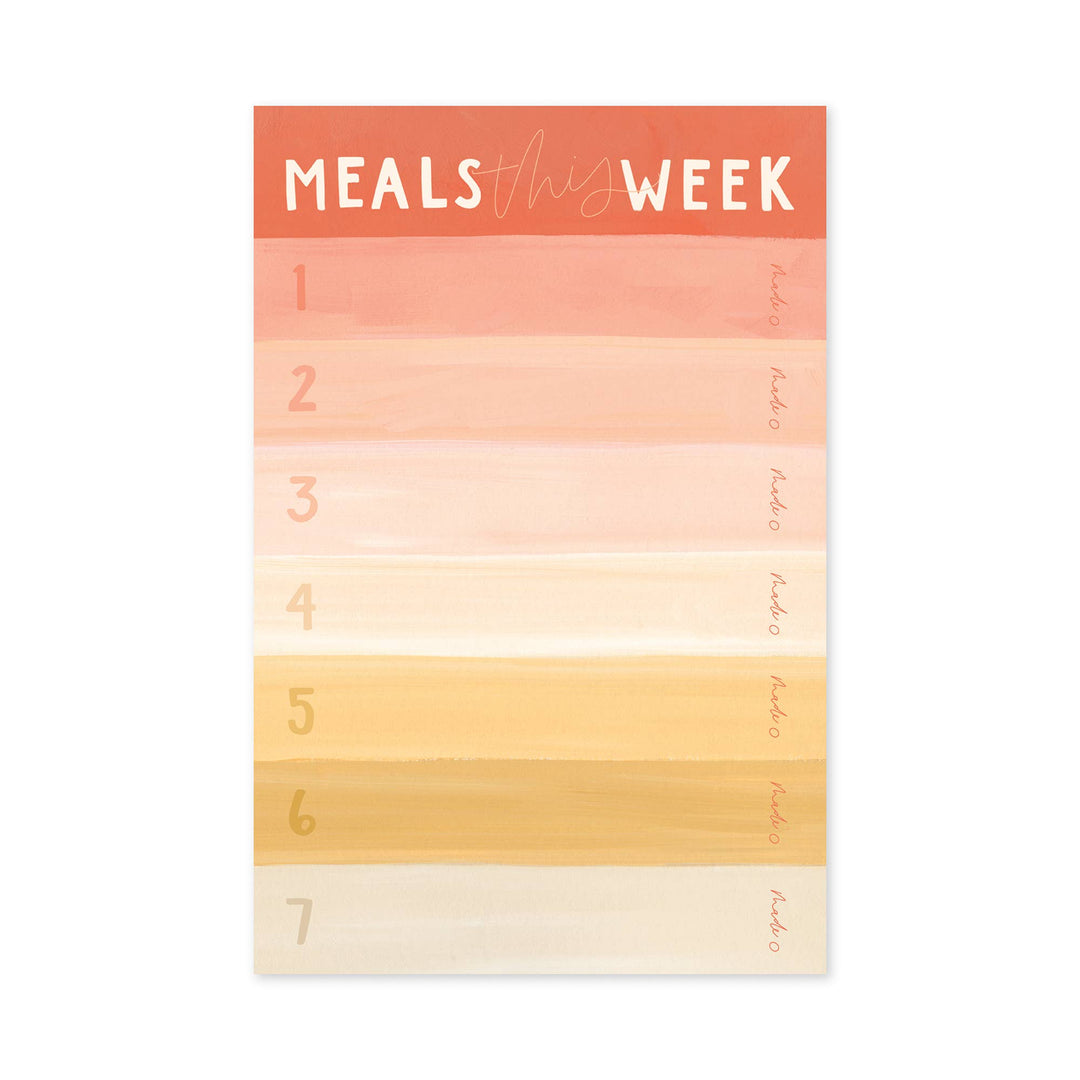Meals This Week Notepad - Merry Piglets1canoe2 | One Canoe Two Paper Co.
