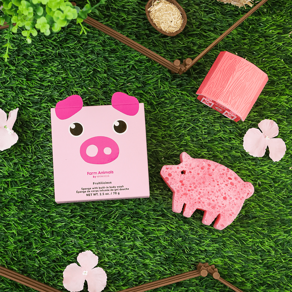 Peggy Pig Spongette - Merry PigletsSpongellé