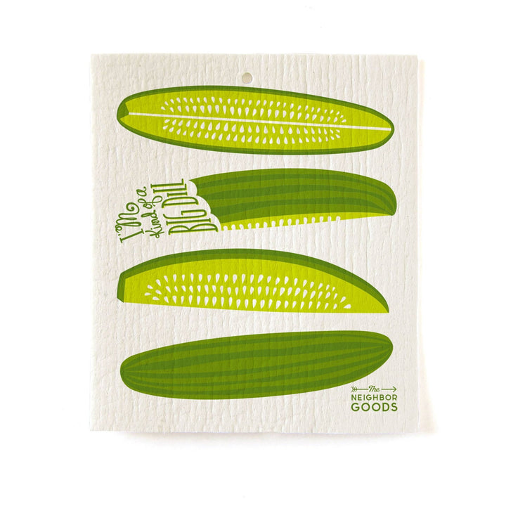Pickle Swedish Dishcloth - Merry PigletsThe Neighborgoods