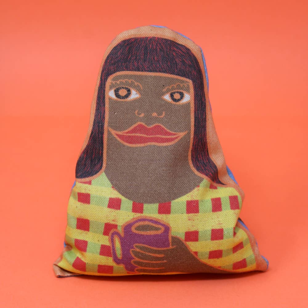 Relaxed People Lavender Bag Brown Hair - Merry PigletsArk Colour Design