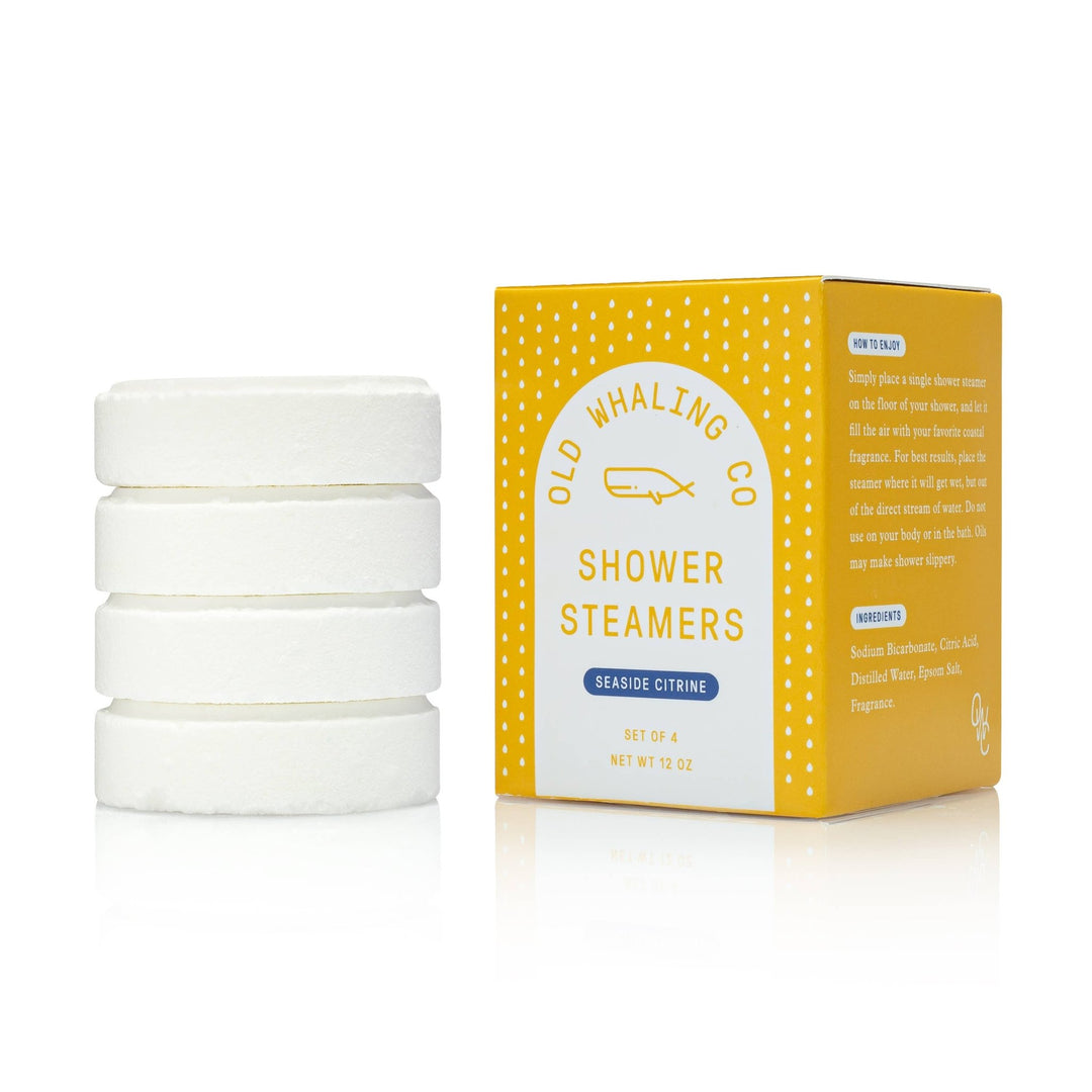 Seaside Citrine Shower Steamers - Merry PigletsOld Whaling Company