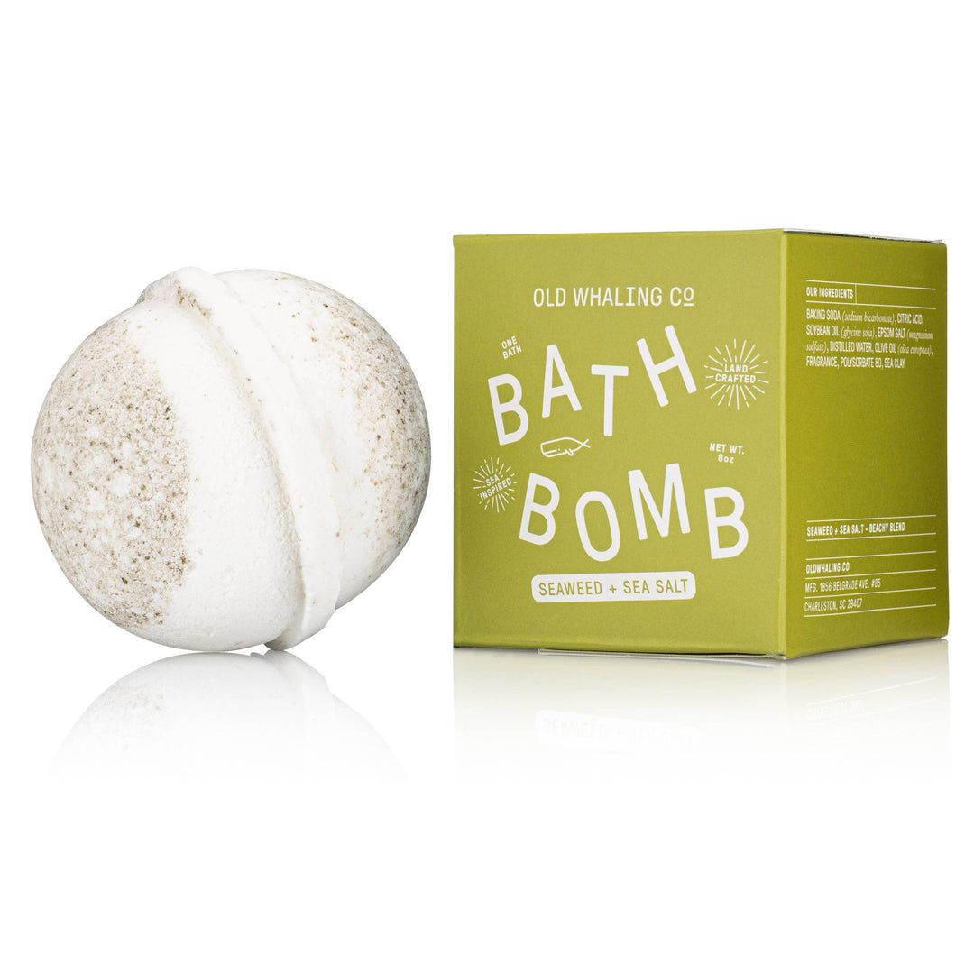 Seaweed & Sea Salt Bath Bomb - Merry PigletsOld Whaling Company