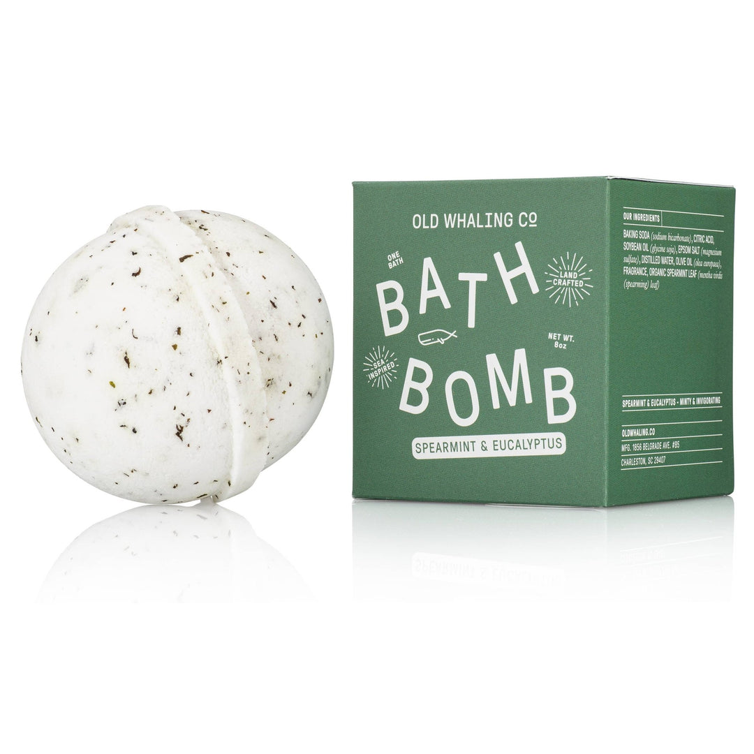 Spearmint & Eucalyptus Bath Bomb - Merry PigletsOld Whaling Company