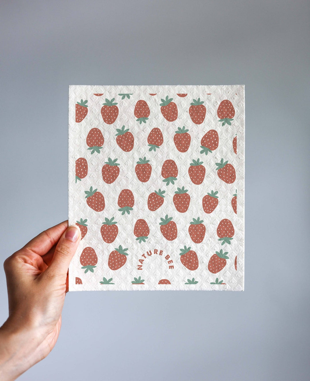 Strawberries Swedish Dishcloth - Merry PigletsNATURE BEE