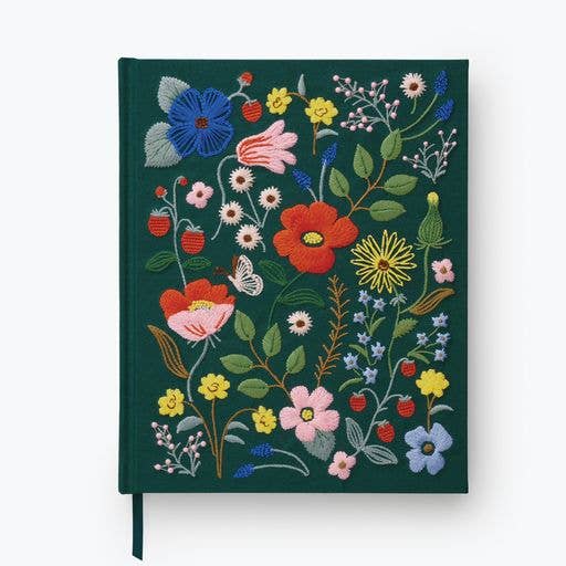 Strawberry Fields Embroidered Sketchbook - Merry PigletsRifle Paper Co.