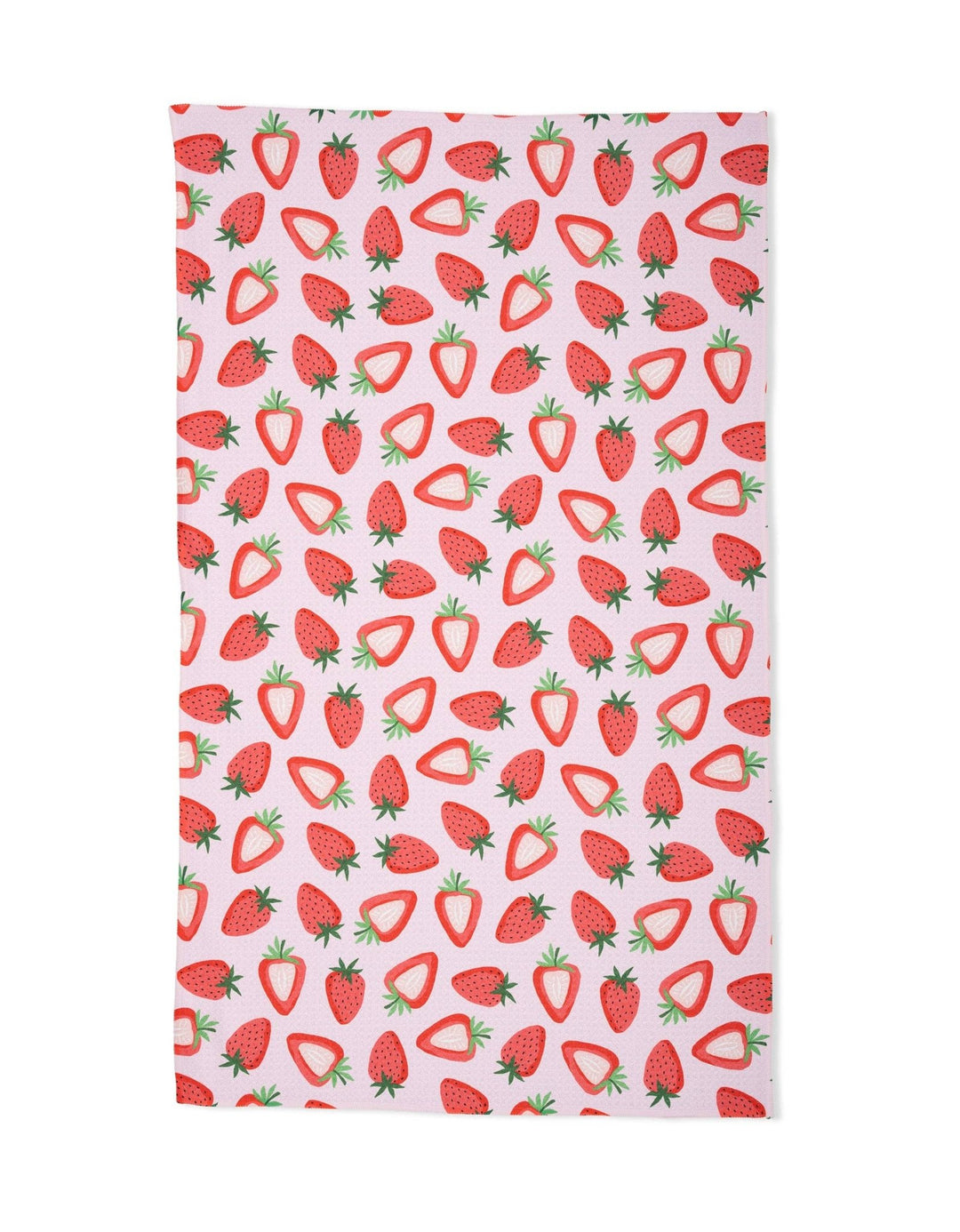 Sweet Strawberry Geometry Tea Towel - Merry PigletsGeometry