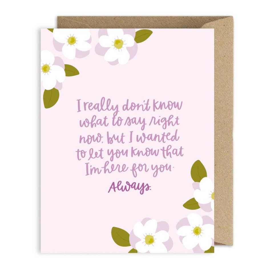 Sympathy Floral Greeting Card - Merry PigletsPippi Post