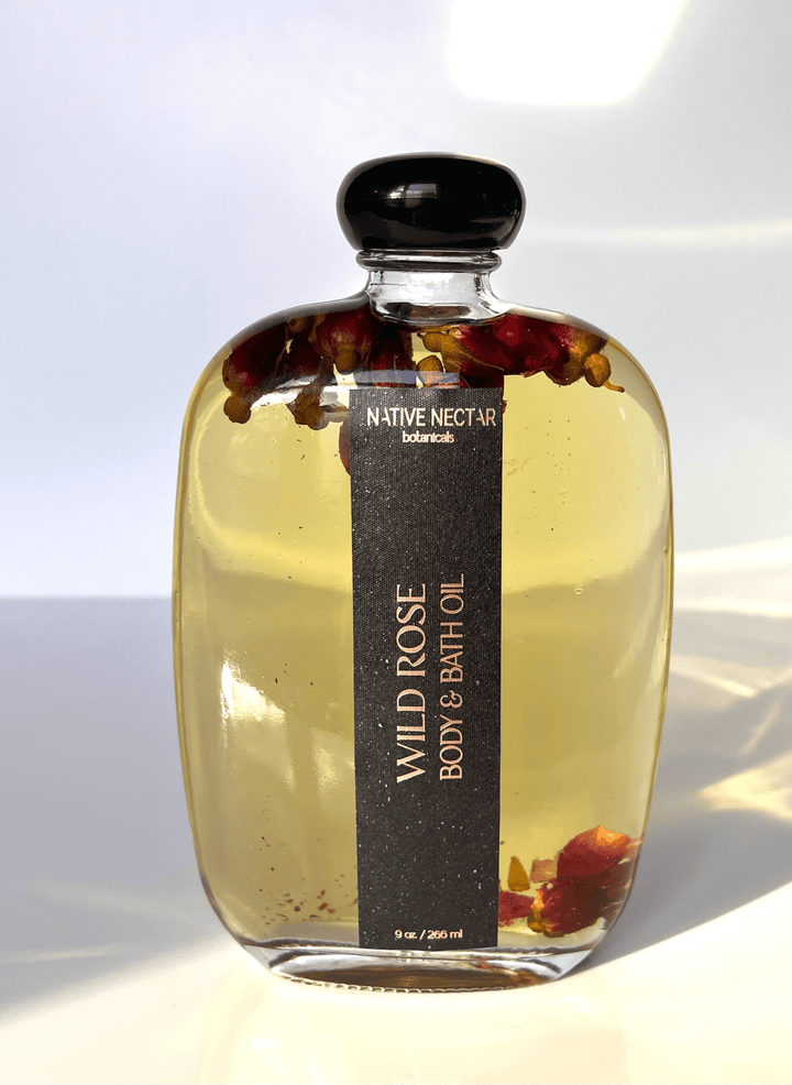 Wild Rose Body Oil - Merry PigletsNative Nectar Botanicals