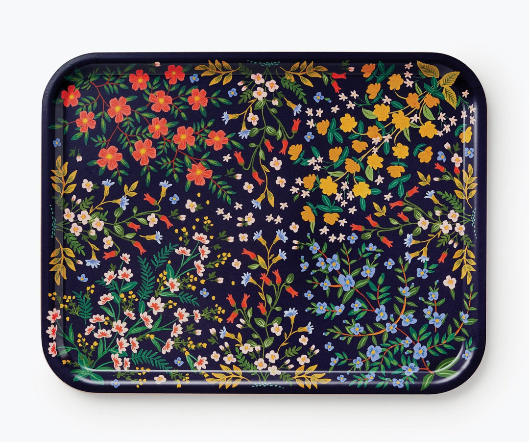 Wildwood Bent Ply Large Rectangle Tray - Merry PigletsRifle Paper Co.
