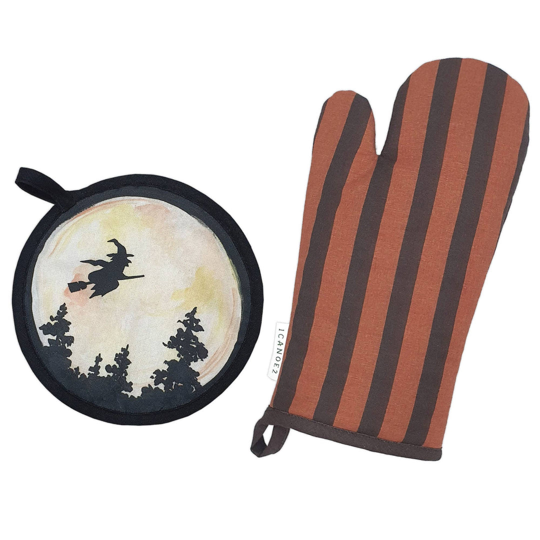 Witch Pot Holder Set - Merry Piglets1canoe2 | One Canoe Two Paper Co.