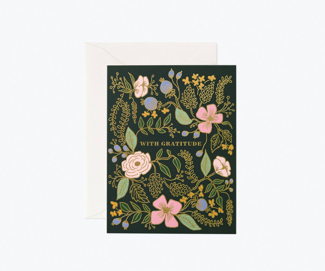 With Gratitude Greeting Card - Merry PigletsRifle Paper Co.
